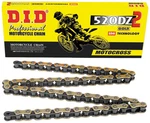 D.i.d 520 Dz Series Chain - 120 Links Gold Motorcycle Atv/utv Street Bike. Fixed Price $72.51.