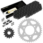 Black O-ring Drive Chain & Sprocket Kit For Kawasaki ZX1000 Ninja ZX-10R 06 07. Fixed Price $55.00.