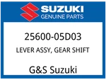 Suzuki Oem Part 25600-05D03 Lever Assy Gear Shift. Fixed Price $98.04.