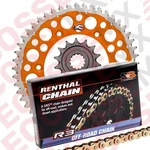 Ktm EXCF450 Renthal Chain & Sprocket Kit R3 O-ring Rear Orange Twinring. Fixed Price $261.90.