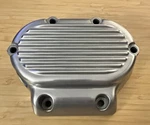 Harley Davidson Finned Polished Transmission Side Clutch Release Cover 37103-87A. Fixed Price $120.00.