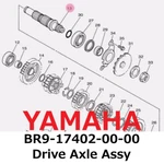 New Yamaha Genuine 2018-2019 YZ450F Drive Axle Assy BR9-17402-00-00. Fixed Price $123.99.