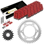 Red O-ring Drive Chain And Sprockets Kit For Yamaha YZF-R1 2004-2008. Fixed Price $56.00.