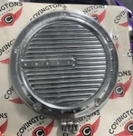Covingtons Customs Chrome Dimpled Derby Cover For 2016-2017 Harley Touring. Fixed Price $199.00.