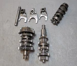 Honda XR80R CRF80F Transmission Main Counter Shaft Gears Forks Drum Cam. Fixed Price $38.00.