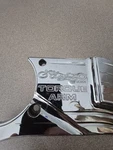 Carlini Design For Harley Davidson Fxst Chrome Torque Arm Brace. Fixed Price $240.00.