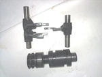 74-76 Kawasaki KX-250 Shift Forks And Drum, 13239-016. Fixed Price $50.00.