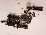 Suzuki GS650 Complete Transmission Gearbox Shift Forks Drum Cam, Secondary. Fixed Price $86.40.
