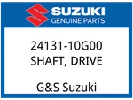 Suzuki Oem Part 24131-10G00 Shaft, Drive. Fixed Price $149.48.
