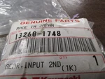 Kawasaki Oem Nos Gear 13260-1748 #0269. Fixed Price $49.99.