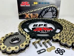 1990-1993 Suzuki DR350S Jt X1R Gold 520 X-ring Chain And Sprockets Kit. Fixed Price $139.95.