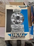 Harley Parts Drag Specialties Rear Billet Pulley Hub Cap For Softails 93-99. Fixed Price $40.00.