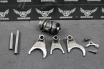 Kawasaki Oem Transmission Gearbox Shift Forks Drum 13141-1173. Fixed Price $179.99.