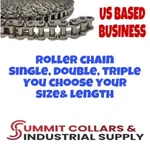 Roller Chain #25, #35, #40, #41, #50, #60, #80, #100 Standard, Heavy Duty-summit. Fixed Price $245.40.