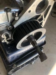 Harley Davidson Early Evo Softail 5SP Transmission W/ Tapered Shaft. Fixed Price $600.00.