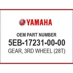 Yamaha Gear, 3RD Wheel 5EB-17231-00-00 Oem New. Fixed Price $62.91.