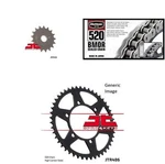 520 Bmor Chain Natural, Front & Rear Sprocket Kit For Kawasaki EX500A 1987-1993. Fixed Price $120.36.