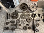 06 Yamaha TTR90 Transmission Shift Assy Main Shaft Counter 00-07 Oem Gears. Fixed Price $50.00.