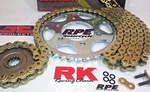 2017-2019 Honda CBR1000RR Fireblade Rk Gxw Gold 520 Qa Chain And Sprockets Kit. Fixed Price $229.95.