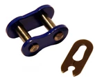 Factory Spec Brand Blue Clip Style Master Link 520 Pitch Non O-ring Chain. Fixed Price $5.95.