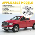 For 02-08 Dodge Ram 1500 2500 Hd 3500 Mirror Door Handle W/tailgate Cover Chrome. Fixed Price $32.29.