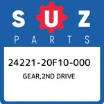 24221-20F10-000 Suzuki GEAR,2ND Drive 2422120F10000, New Genuine Oem Part. Fixed Price $77.18.