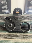 60677-01A Harley Touring Road King Oem Inner Primary Clutch Cover, Used, Black. Fixed Price $100.00.
