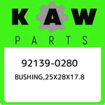 92139-0280 Kawasaki BUSHING,25X28X17.8 921390280, New Genuine Oem Part. Fixed Price $33.74.