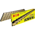 D.i.d 520VX3 Series Pro-street X-ring Drive Chain, 110 Links Gold/black. Fixed Price $145.89.