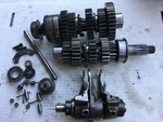 1972 Yamaha XS2 650 Complete Transmission Assembly 306-17411-00-00 Drum Fork. Fixed Price $98.99.