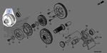 Honda 2005-2017 Goldwing Gl Gear Assembly 27T 13430-MCA-A61 New Oem. Fixed Price $593.00.