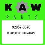 92057-0678 Kawasaki CHAIN,DRIVE,DID520VP2X114L 920570678, New Genuine Oem Part. Fixed Price $278.78.