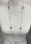Western 925 Sterling Silver Concho Link Chain Belt Or Necklace 36 38.5 Inches. Fixed Price $51.00.
