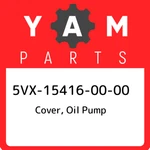 5VX-15416-00-00 Yamaha Cover, Oil Pump 5VX154160000, New Genuine Oem Part. Fixed Price $157.06.