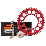 Primary Drive 1021390195 Chain And Sprocket Kit Aluminum Rear/gold X-ring. Fixed Price $132.71.
