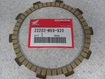 Nos Oem Honda Clutch Friction Disk "b" 1993-94 CBR900R 22202-MV8-920. Fixed Price $14.44.
