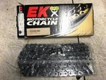Kayo Ek 530ZVX3-120 Drive Chain 530-120 Ring Link Chrome Dragbike. Fixed Price $219.95.