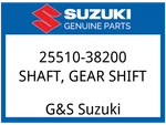 Suzuki Oem Part 25510-38200 Shaft, Gear Shifting. Fixed Price $97.10.