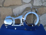 Chrome Outer Primary Cover For Harley Touring 1999-06 Replaces Oe # 60665-99B. Fixed Price $234.95.