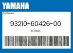 Yamaha Genuine O-ring 93210-60426-00. Fixed Price $10.23.