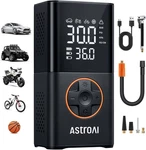 L7 Tire Inflator Portable Air Compressor Cordless Mini Bike Pump With Digital Du. Fixed Price $54.99.