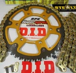 Triumph 650 Daytona Supersprox Did 520 X-ring Gold Chain And Sprockets Kit. Fixed Price $269.95.