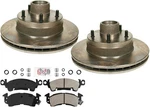 Front Disc Brake Rotors & Metallic Pads For Buick Lesabre 1979-1985. Fixed Price $202.00.