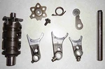 Used Honda 83-85 Xr Xl 350 Gearshift Drum Forks, Stopper. Fixed Price $20.00.