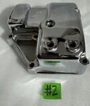 Harley Chrome Fxd Dyna Transmission Cover Hd 34469-90A Oem #34471-90, 1991-97 #2. Fixed Price $450.00.