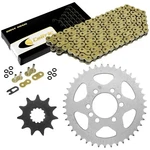 Gold O-ring Drive Chain & Sprockets Kit For Suzuki LT230E Quadrunner 86-93. Fixed Price $98.64.