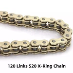 520 Pitch 120 Links X-ring Gold Chain For Honda CRF450 2004-2020 CR125 02-07. Fixed Price $50.00.