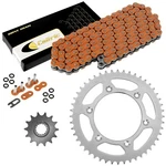 Orange O-ring Drive Chain & Sprockets Kit For Ktm 525 Exc Sx 2003-2006. Fixed Price $55.01.