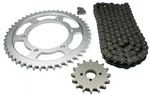 Kawasaki Ninja 600, 1993-2004, O-ring Chain And Sprocket Set ZX600E. Fixed Price $109.99.