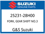 Suzuki Oem Part 25231-28H00 Fork,gear Shift NO.3. Fixed Price $83.80.